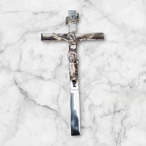 CRUCIFIJO 38 CM CRUZ ANGOSTA LISA